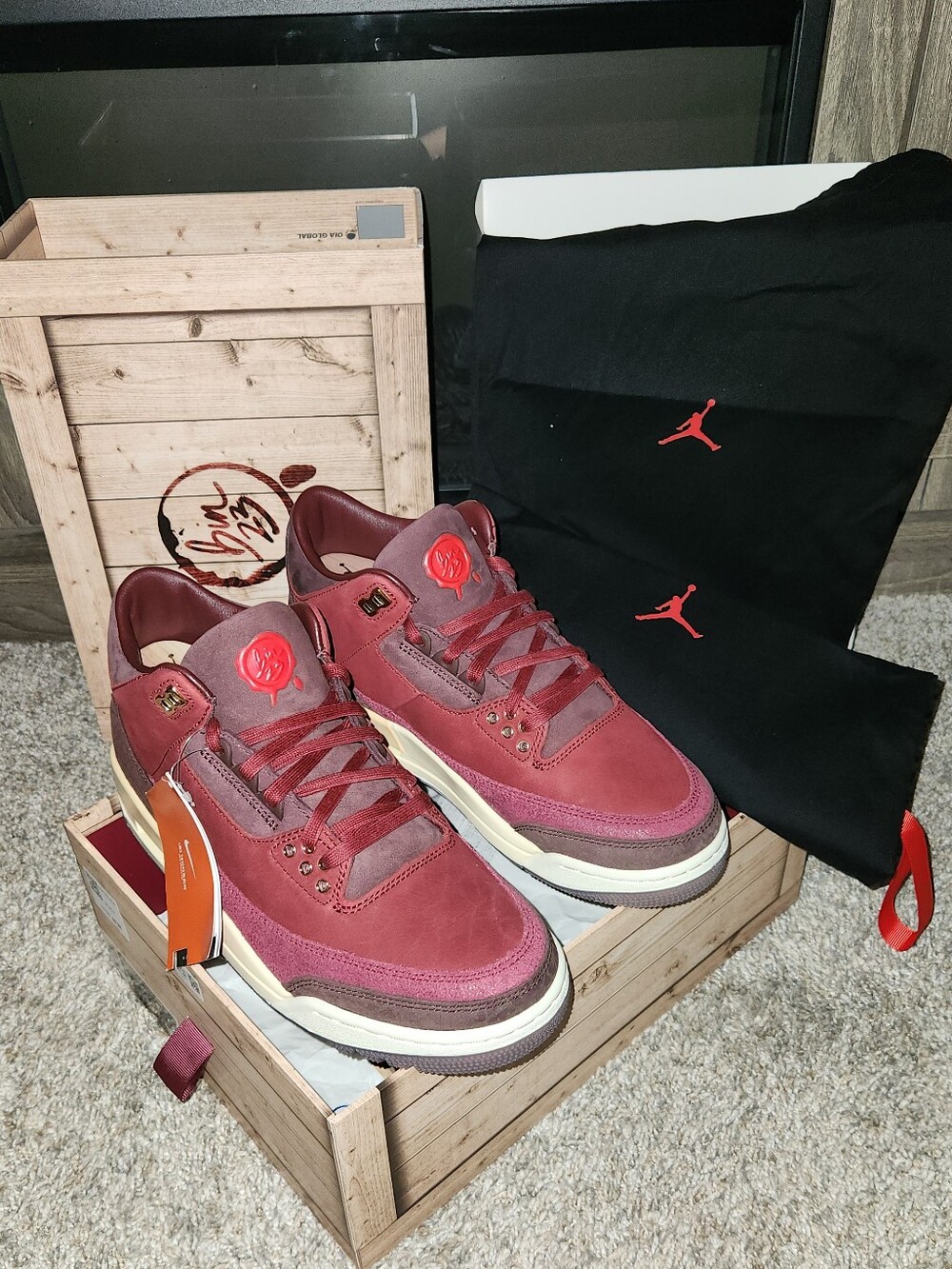 BRAND NEW AUTHENTIC AIR JORDAN 3 RETRO OG PRM BIN23 SIZE 8
